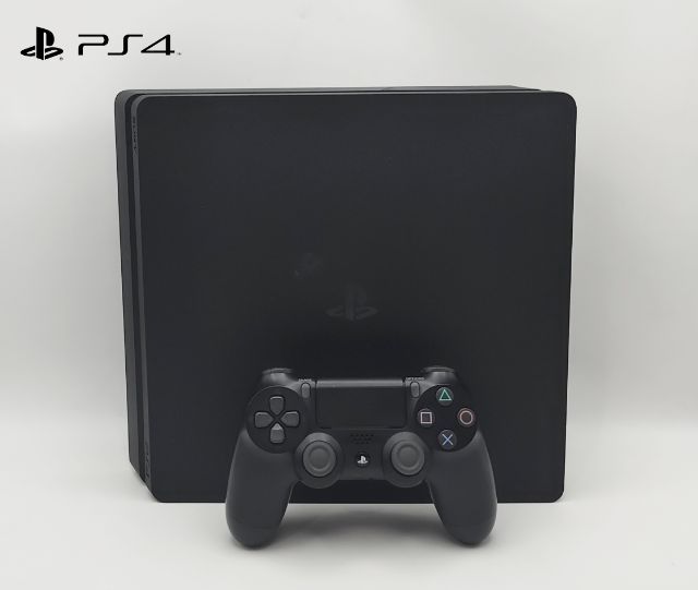 เครื่องเกมส์โซนี่ เพลย์สเตชั่น PS4 (Playstation 4) เชื่อมต่อไร้สายได้ Sony PlayStation 4 Slim 500GB CUH-2116A
