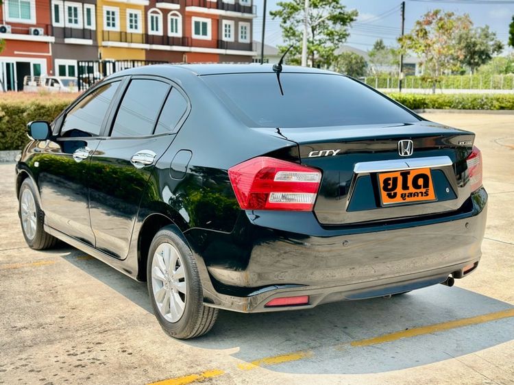 Honda City 2013 1.5 V Sedan เบนซิน ไม่ติดแก๊ส เกียร์อัตโนมัติ ดำ รูปที่ 4
