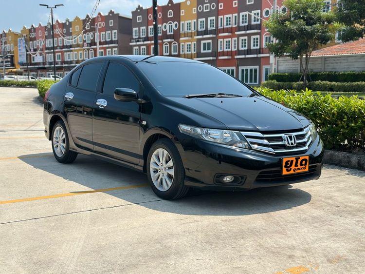 Honda City 2013 1.5 V Sedan เบนซิน ไม่ติดแก๊ส เกียร์อัตโนมัติ ดำ รูปที่ 2