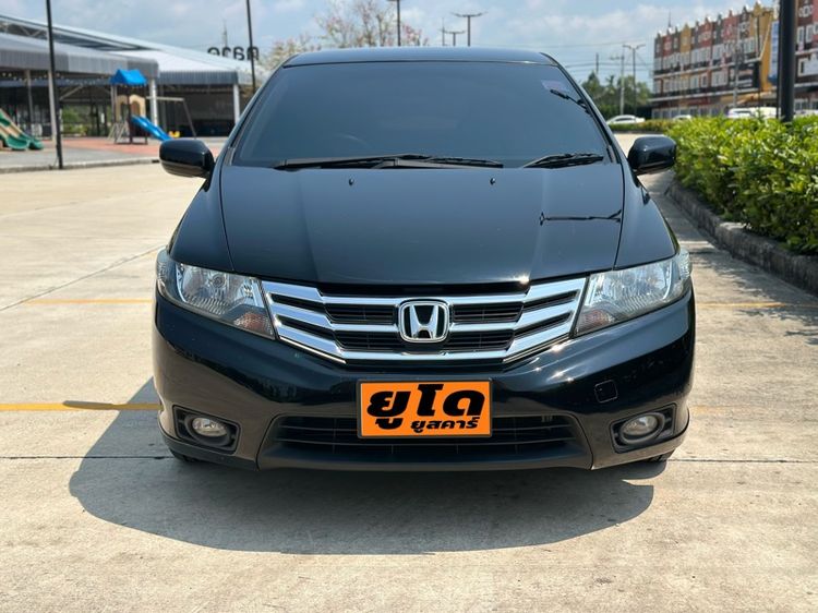 Honda City 2013 1.5 V Sedan เบนซิน ไม่ติดแก๊ส เกียร์อัตโนมัติ ดำ รูปที่ 3