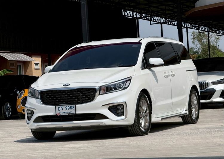 Kia Grand Carnival 2018 2.2 EX Utility-car ดีเซล ไม่ติดแก๊ส เกียร์อัตโนมัติ ขาว รูปที่ 3