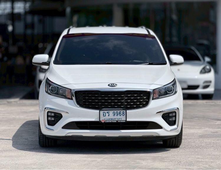 Kia Grand Carnival 2018 2.2 EX Utility-car ดีเซล ไม่ติดแก๊ส เกียร์อัตโนมัติ ขาว รูปที่ 2