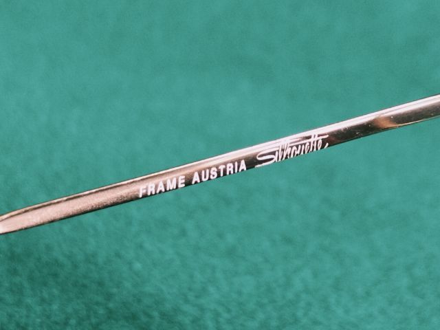 ขอขายกรอบแว่นตาหญิงวินเทจแบรนด์ Silhouette รุ่น M6087 V6053 made in Austria ขนาด 52-18-130มม. วัตถุเหมือนนาคสภาพไม่ผ่านการใช้งาน รูปที่ 9