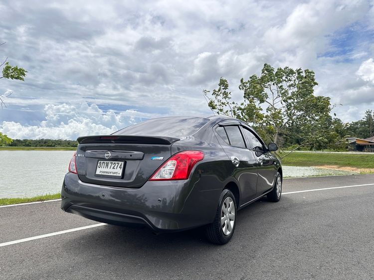 Nissan Almera 2014 1.2 E Sedan เบนซิน ไม่ติดแก๊ส เกียร์อัตโนมัติ เทา รูปที่ 3