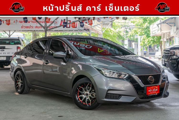 Nissan Almera 2020 1.0L Turbo EL CVT Sedan เบนซิน ไม่ติดแก๊ส เกียร์อัตโนมัติ เทา รูปที่ 3