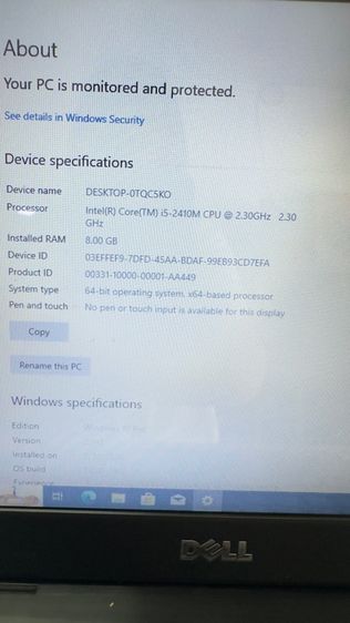 dell i5-2410M(งานขายตามสภาพ) รูปที่ 2