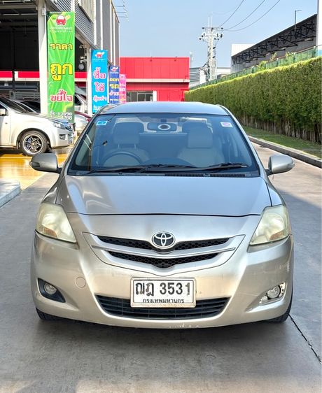 Toyota Vios 2008 1.5 E Sedan เบนซิน ไม่ติดแก๊ส เกียร์อัตโนมัติ บรอนซ์ทอง รูปที่ 2