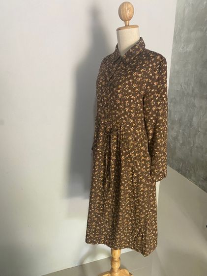 ชุดเดรสยาวลายดอกไม้ วินเทจ รูปที่ 3