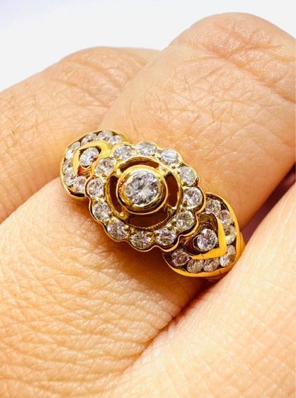 แหวนเพชรแท้ทอง 90 รูปที่ 3