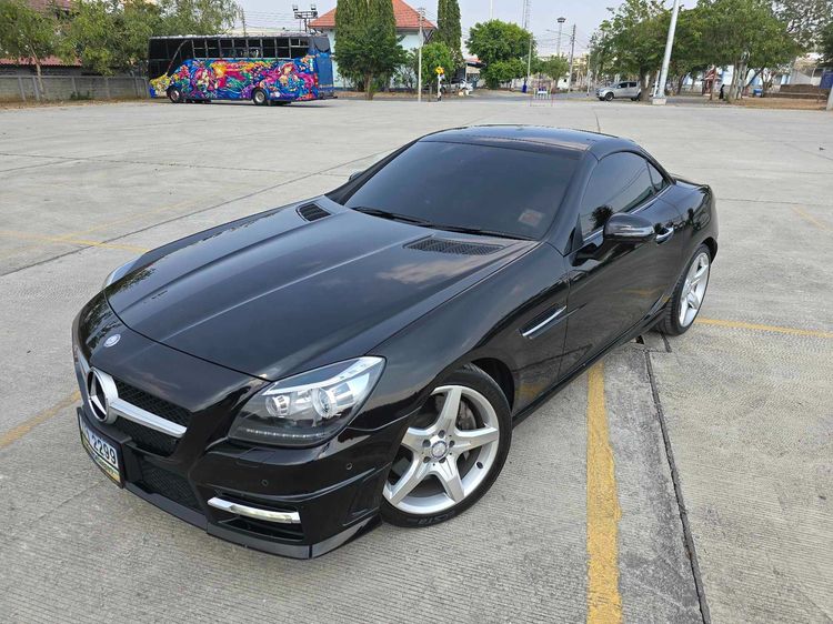 Mercedes-Benz SLK-Class 2013 SLK200 AMG Sedan เบนซิน ไม่ติดแก๊ส เกียร์อัตโนมัติ ดำ รูปที่ 2