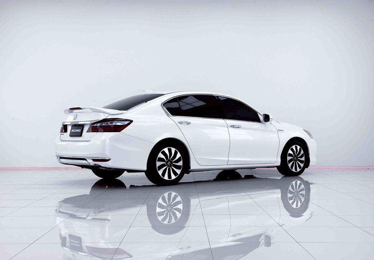 Honda Accord 2017 2.0 Hybrid Sedan ไฮบริด ไม่ติดแก๊ส เกียร์อัตโนมัติ ขาว รูปที่ 4
