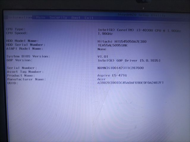 acer e5 471gอะไหล่ ซาก รูปที่ 2