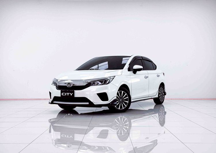 Honda City 2023 1.0 SV Sedan เบนซิน ไม่ติดแก๊ส เกียร์อัตโนมัติ ขาว