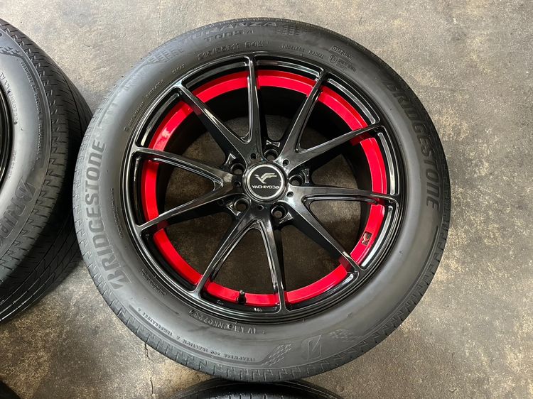 ✨ล้อแม็ก✨5รู114✨Yachiyoda ขอบ 17 พร้อมยาง 215-55-17 Bridgestone ปี 23 รูปที่ 5