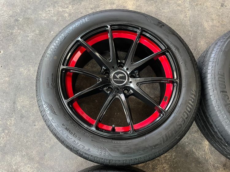 ✨ล้อแม็ก✨5รู114✨Yachiyoda ขอบ 17 พร้อมยาง 215-55-17 Bridgestone ปี 23 รูปที่ 4