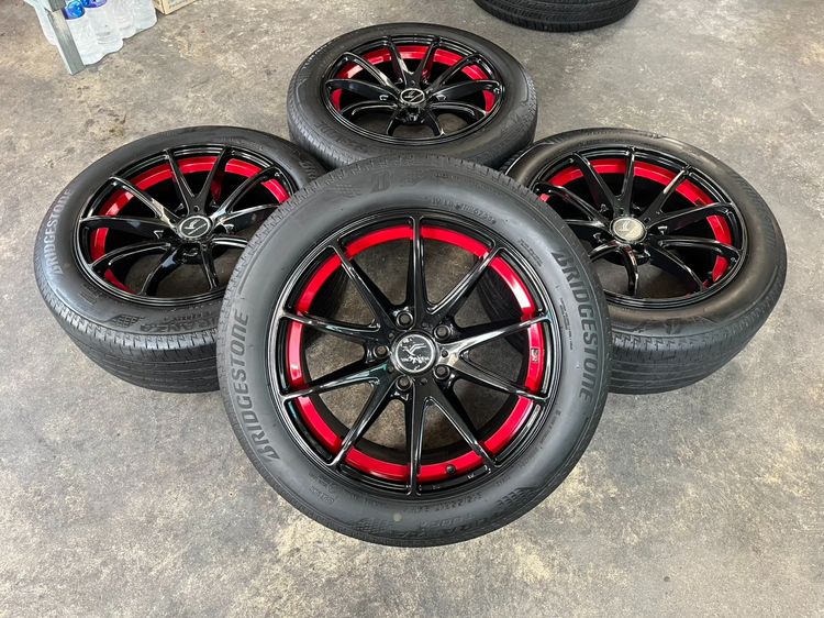 อื่นๆ อะลูมิเนียมอัลลอย 17" ✨ล้อแม็ก✨5รู114✨Yachiyoda ขอบ 17 พร้อมยาง 215-55-17 Bridgestone ปี 23