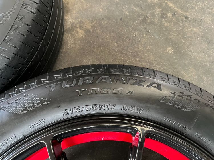 ✨ล้อแม็ก✨5รู114✨Yachiyoda ขอบ 17 พร้อมยาง 215-55-17 Bridgestone ปี 23 รูปที่ 7