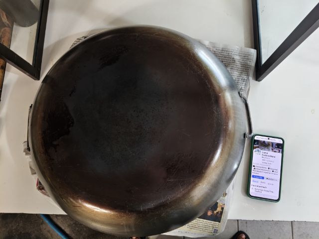 กระทะทอดปาท๋องโก๋22นิ้ว รูปที่ 2