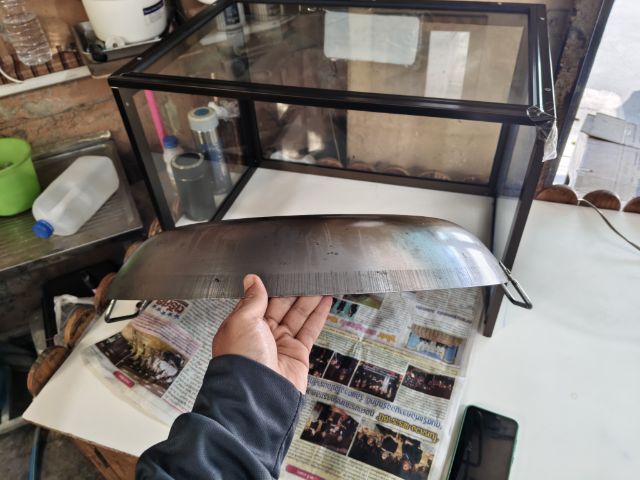 อุปกรณ์เครื่องครัวทำอาหาร กระทะทอดปาท๋องโก๋22นิ้ว