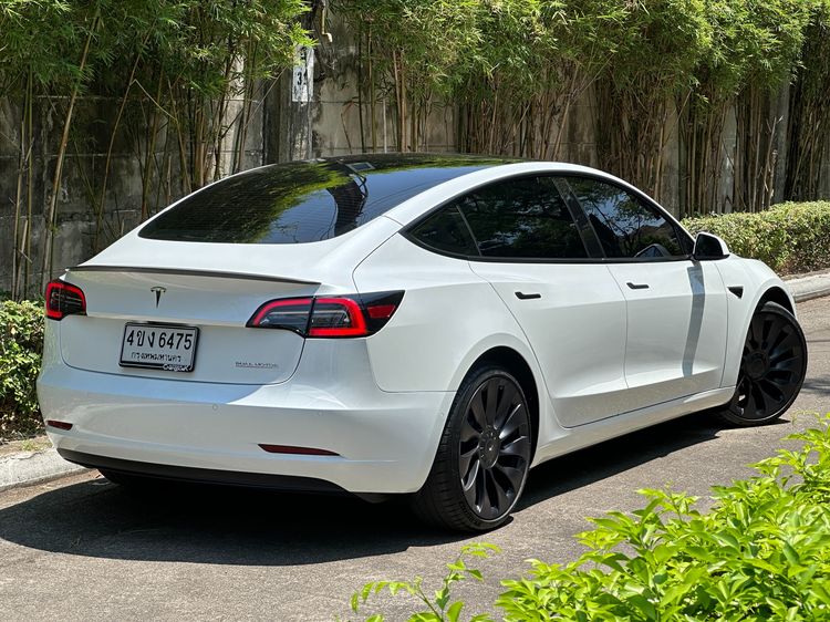 Tesla Model-3 2023 Performance 4WD Sedan ไฟฟ้า ไม่ติดแก๊ส เกียร์อัตโนมัติ ขาว รูปที่ 2