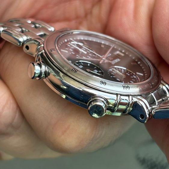 ของหายากยุค 90s Seiko Asterisk Chronograph เข็มจับ 1 ใน 100 วินาที (Ref. 7T52-6A50) สภาพสวย สายบานพับตรงรุ่น รูปที่ 16