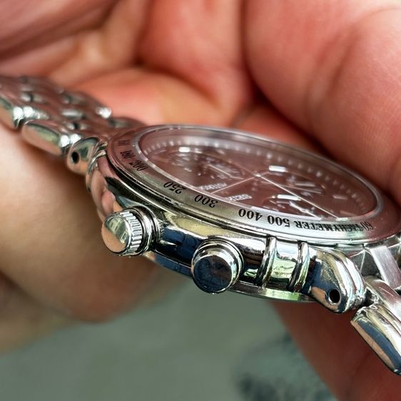 ของหายากยุค 90s Seiko Asterisk Chronograph เข็มจับ 1 ใน 100 วินาที (Ref. 7T52-6A50) สภาพสวย สายบานพับตรงรุ่น รูปที่ 17