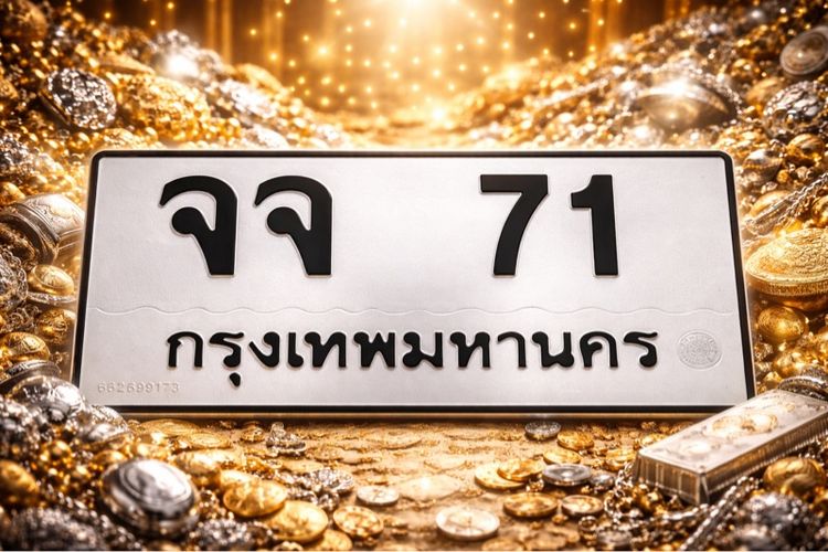 ทะเบียน จจ 71 เบิ้ล อักษรเบิ้น เลข2ตัว รูปที่ 2