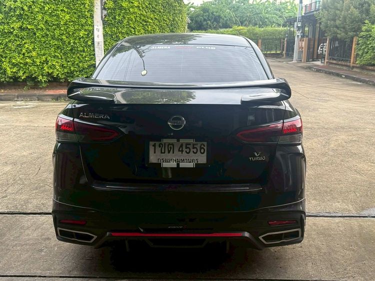 Nissan Almera 2020 1.0 V Sedan เบนซิน ไม่ติดแก๊ส เกียร์อัตโนมัติ ดำ รูปที่ 3