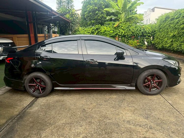 Nissan Almera 2020 1.0 V Sedan เบนซิน ไม่ติดแก๊ส เกียร์อัตโนมัติ ดำ รูปที่ 2