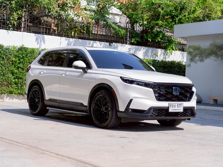 Honda CR-V 2024 2.0 eHEV ES 2WD Utility-car ไฮบริด ไม่ติดแก๊ส เกียร์อัตโนมัติ ขาว