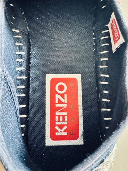 Used Kenzo Espadrilles Futaro Murakami Blue Marine Canvas Slip-on Size 42 รูปที่ 14