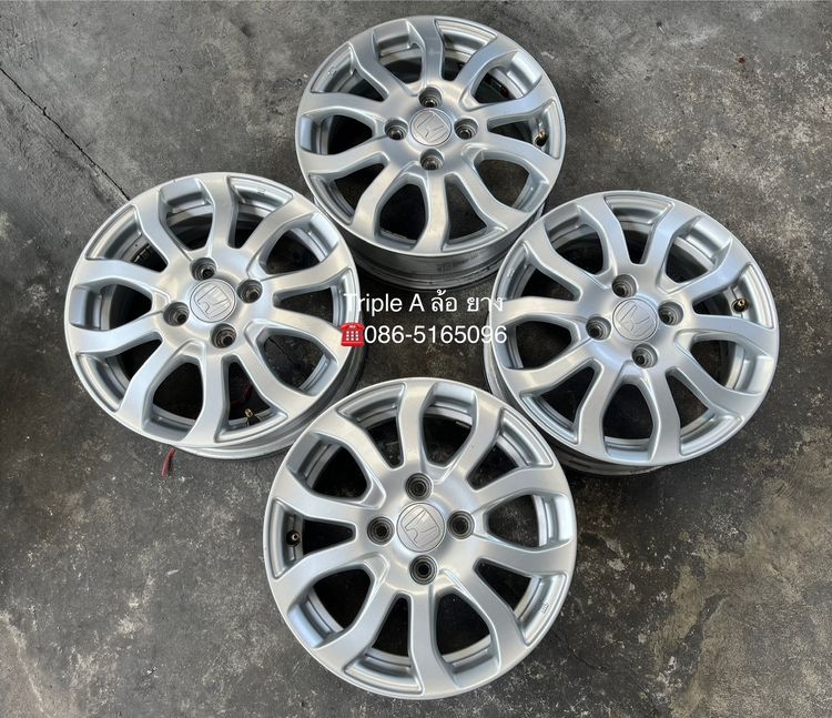 ✨ล้อแม็ก 4รู100✨Honda Brio ขอบ 14💖สภาพสวย💖 รูปที่ 6