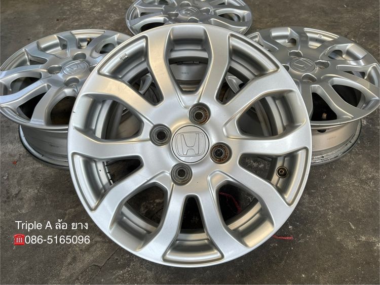 ✨ล้อแม็ก 4รู100✨Honda Brio ขอบ 14💖สภาพสวย💖 รูปที่ 2