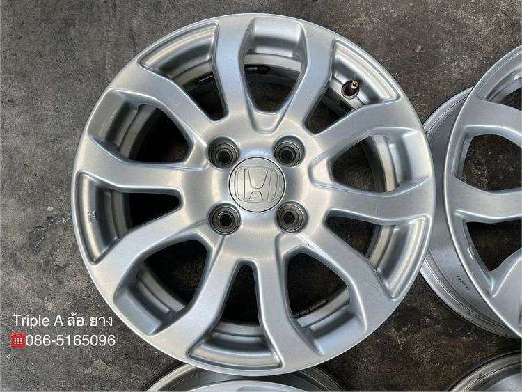 ✨ล้อแม็ก 4รู100✨Honda Brio ขอบ 14💖สภาพสวย💖 รูปที่ 4
