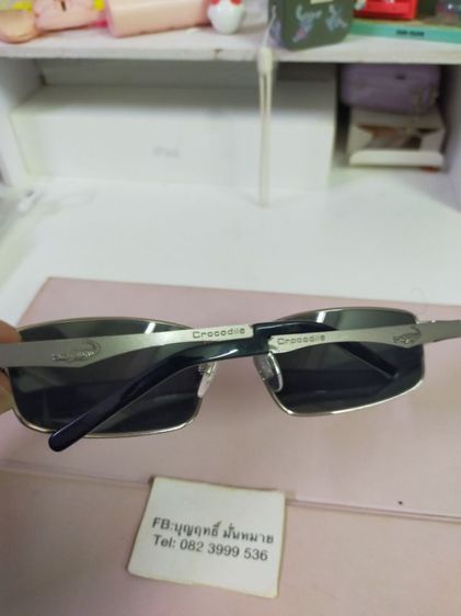 แว่นกันแดด CROCODILIE  58 17 135 กว้าง 147ม. สภาพดีสวยเลยครับ  รูปที่ 2
