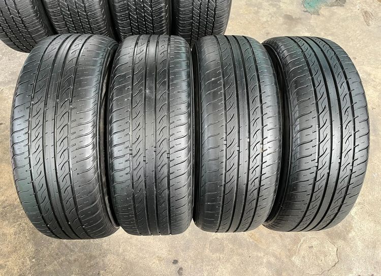 ✨ล้อแม็ก✨6รู139 TURISMO ขอบ 17 สีขาว พร้อมยาง 215-55-17 Arisun💥ปี 25💥 รูปที่ 10