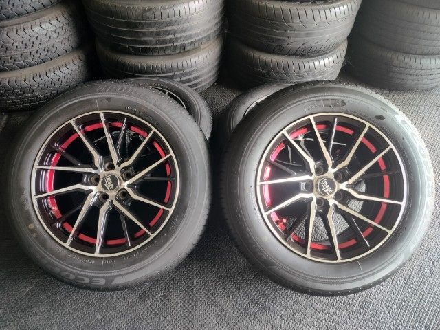 ล้อแม็กขอบ15 5รู100 พร้อมยางใส่อัลติส พรีอูส รูปที่ 2