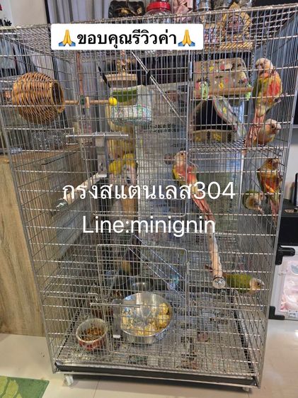 กรงสแตนเลส304 สั่งทำทุกใบ  รูปที่ 2