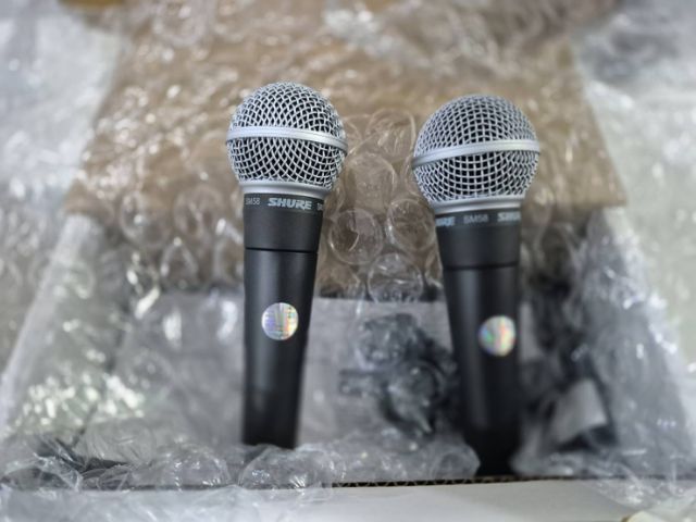 SHURE  SM58-LC
ของมหาจักรแท้  ของใหม่ ไม่เคยผ่านการใช้งาน 
ขายตัวละ  3500 บาท รูปที่ 4