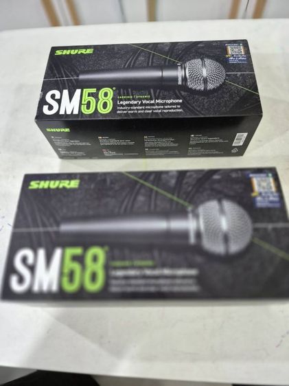 SHURE  SM58-LC
ของมหาจักรแท้  ของใหม่ ไม่เคยผ่านการใช้งาน 
ขายตัวละ  3500 บาท รูปที่ 10