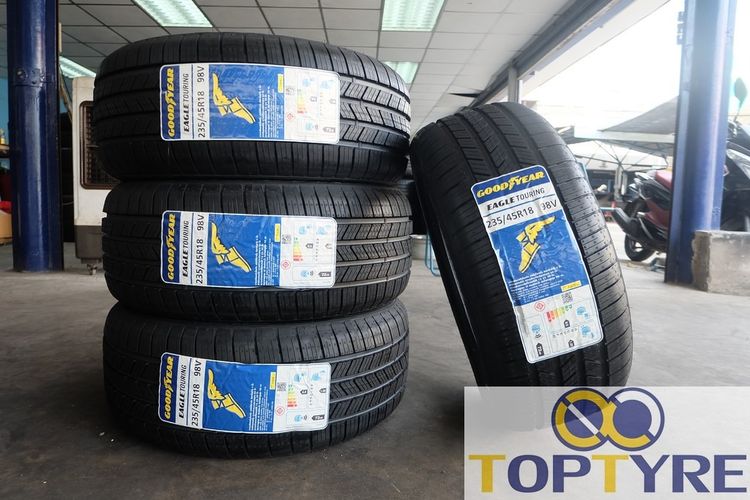 🍃 ยางใหม่ Goodyear รุ่น Eagle Touring ขนาด 235 45R18 ปี26