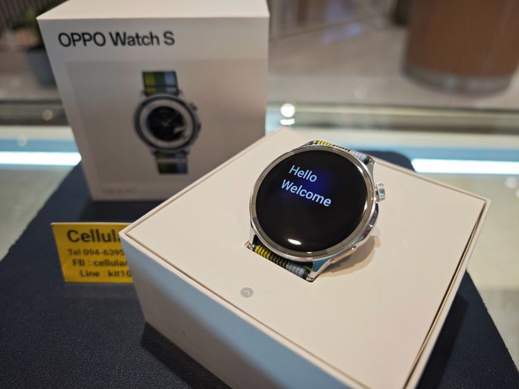 (ติดจอง)OPPO Watch S เพิ่งลองใช้1ครั้ง ประกันศูนย์เกือบปี ครบกล่อง รูปที่ 4