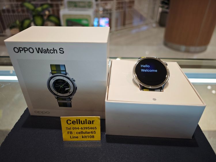 (ติดจอง)OPPO Watch S เพิ่งลองใช้1ครั้ง ประกันศูนย์เกือบปี ครบกล่อง