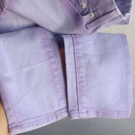 กางเกงยีนส์ผู้หญิง levi's ป้าย R สีสวยหายากสีม่วงอ่อน ๆ อมชมพูนิดนึง รูปที่ 12