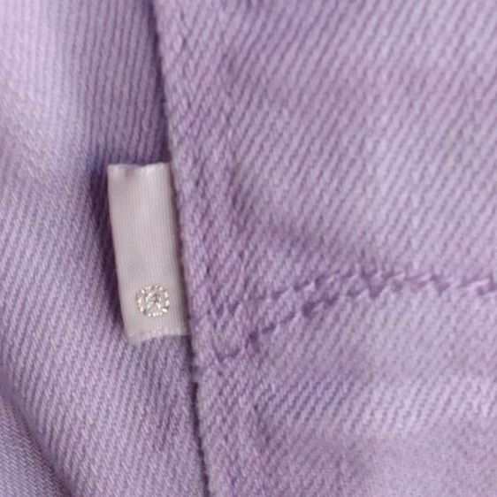 กางเกงยีนส์ผู้หญิง levi's ป้าย R สีสวยหายากสีม่วงอ่อน ๆ อมชมพูนิดนึง รูปที่ 5