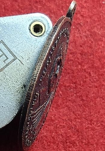 เหรียญหมูตาม หลวงพ่อสุรินทร์ วัดลาดบัวขาว อ.บ้านโป่ง จ.ราชบุรี 2512 รูปที่ 3