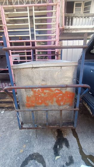 ขายรถเข็นเก็บของขนาดใหญ่พร้อมถังเก็บของ