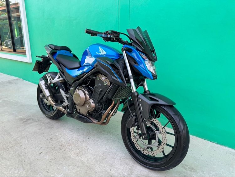 Honda CB500F สีน้ำเงิน ดำ ปี18จด19 รูปที่ 2