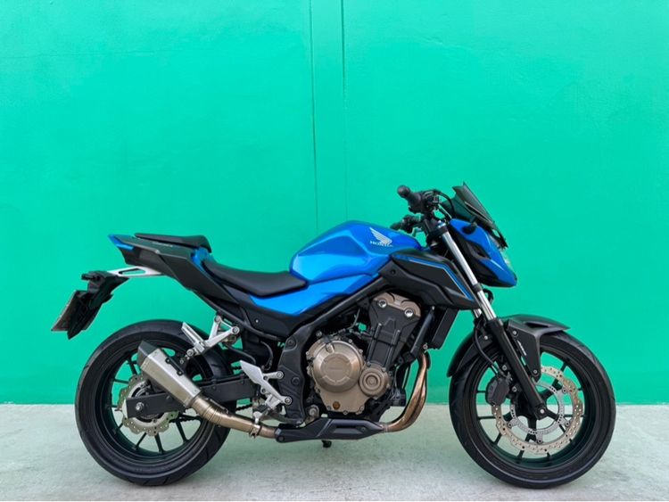 2019 Honda CB500F สีน้ำเงิน ดำ ปี18จด19
