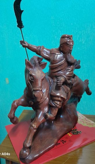 ขายรูปปั้นกวนอูขี่ม้า งานสวย ขนาดใหญ่ น้ำหนักแน่น รูปที่ 3